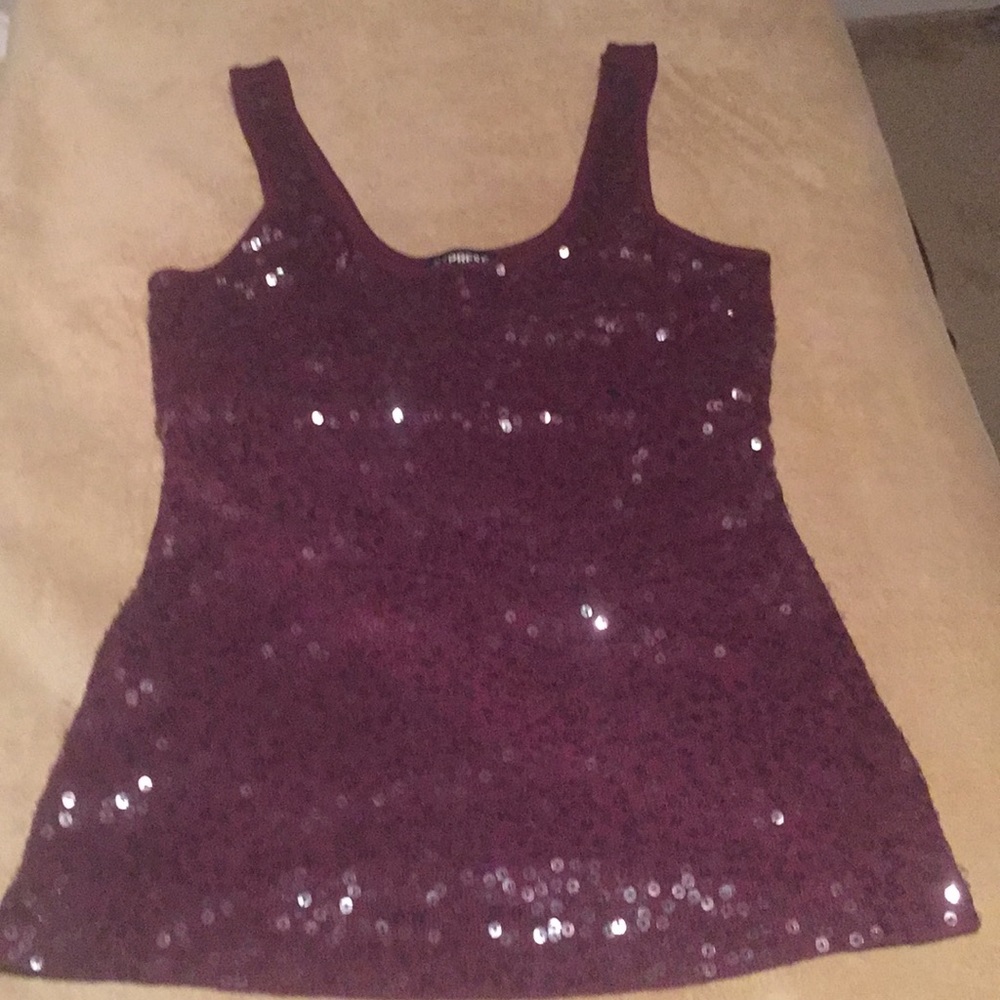 Express Sequin tank top